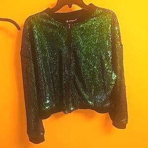 A sequin jacket from Allegra K